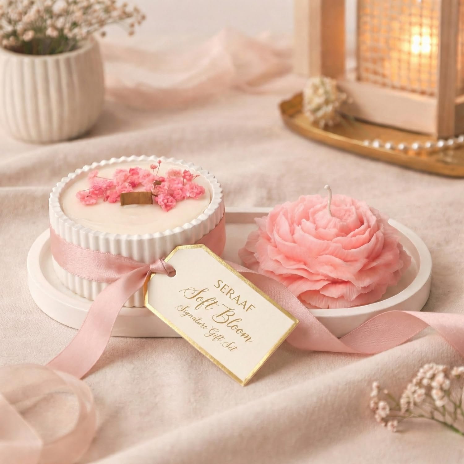 Soft Bloom Scented Candle Gift Set